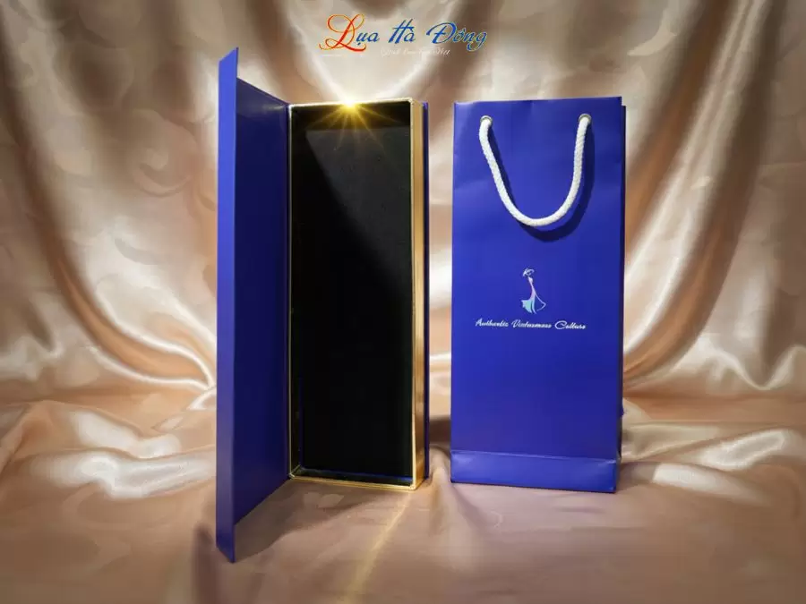 Cà vạt lụa tơ tằm họa tiết ô vuông đỏ MNV-CRV09 - Ảnh 5