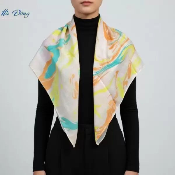 Khăn Lụa Tơ Tằm Thủy Ấn