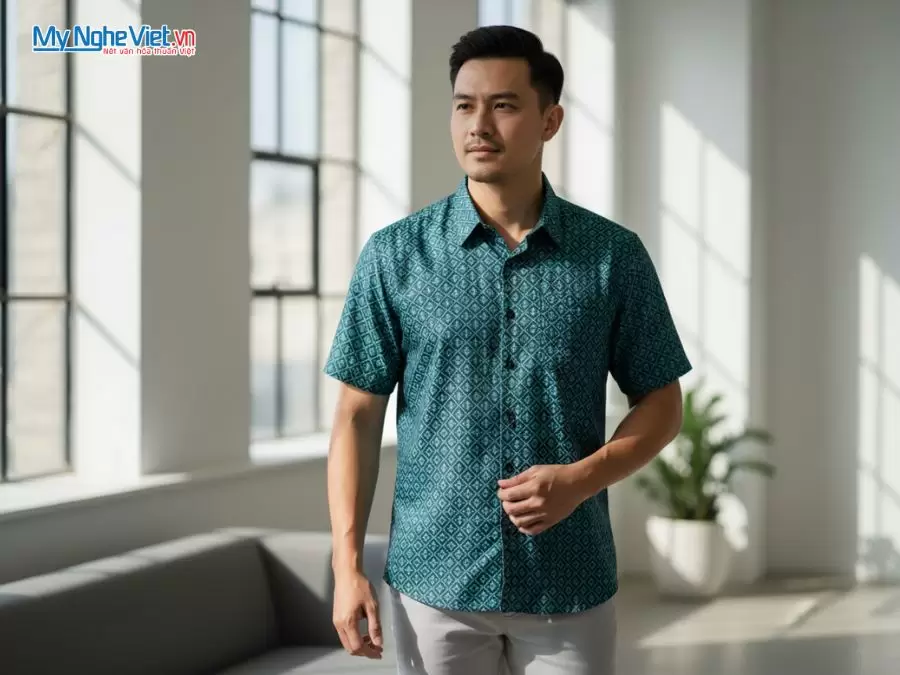 Sơ mi lụa tơ tằm