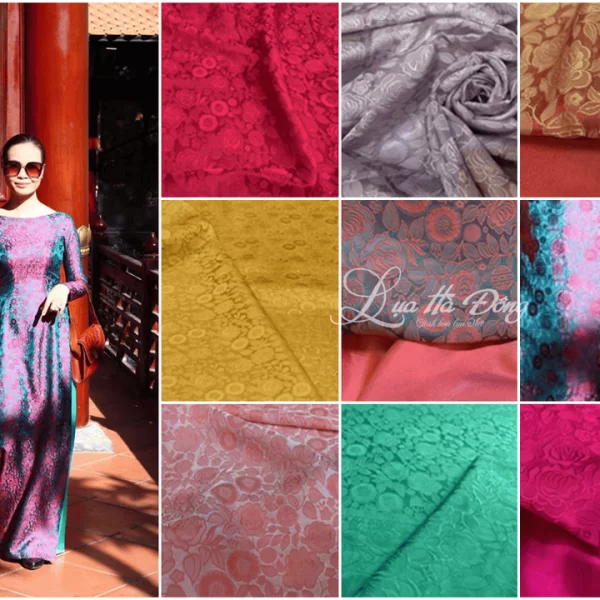 Bộ Áo Dài Bà Sui Dọc Se 2 Da Hồng Thọ