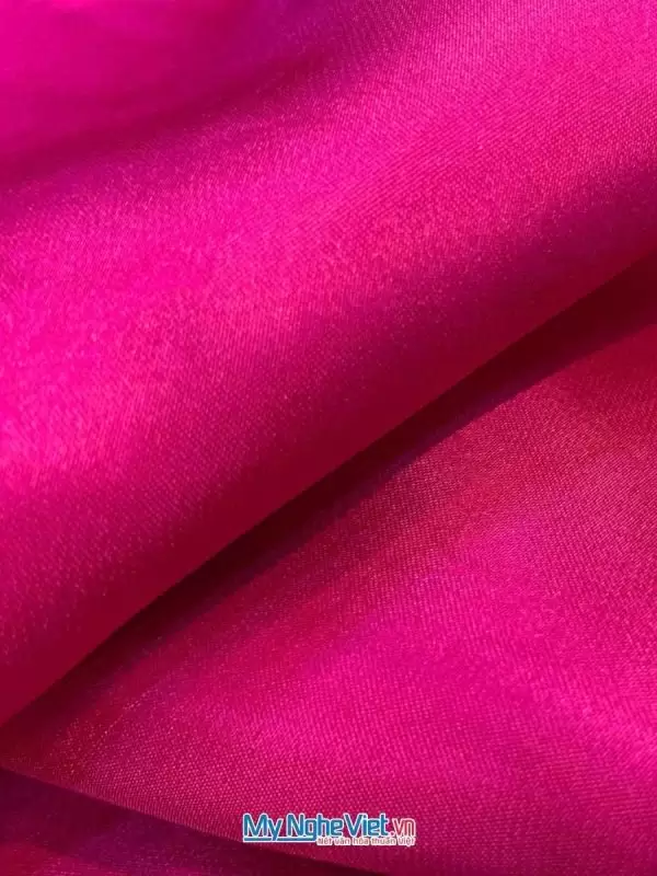 Alternative view of Vải lụa satin trơn hồng sen 6m khổ 90 MNV-LTA6/3