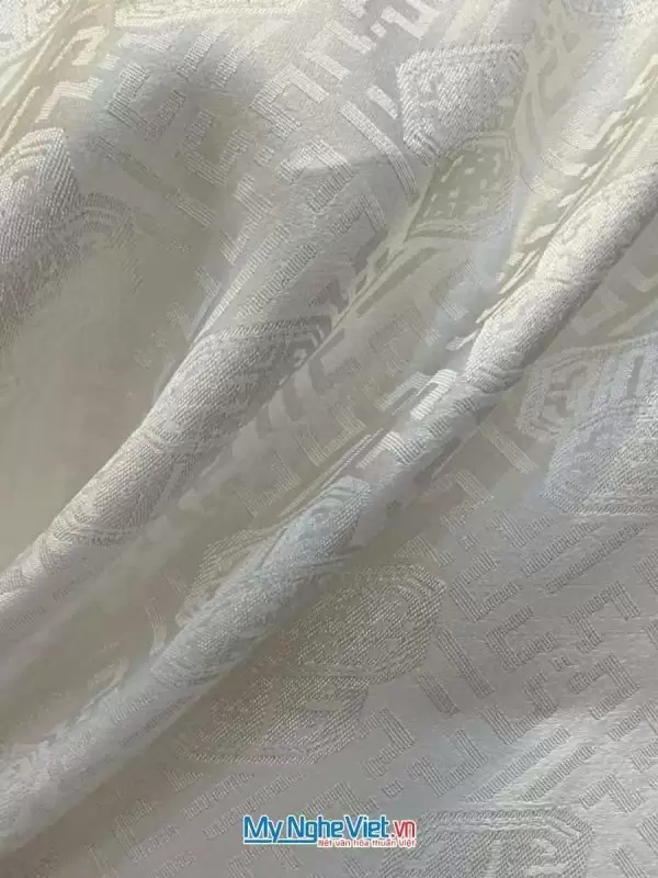 Alternative view of Vải Áo Lụa Hà Đông Song Thọ Trắng 3.7m MNV-LNL130-6