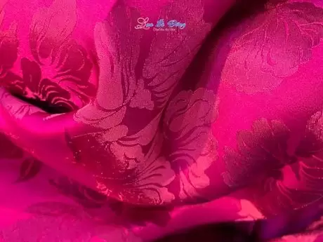 Alternative view of Vải Lụa HĐ hoa bèo hồng 1m2 2m7 MNV-LNL27/3