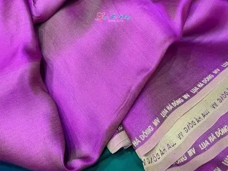 Vải lụa satin trơn tím hồng 6m khổ 90 MNV-LNL6/2 - Ảnh 3