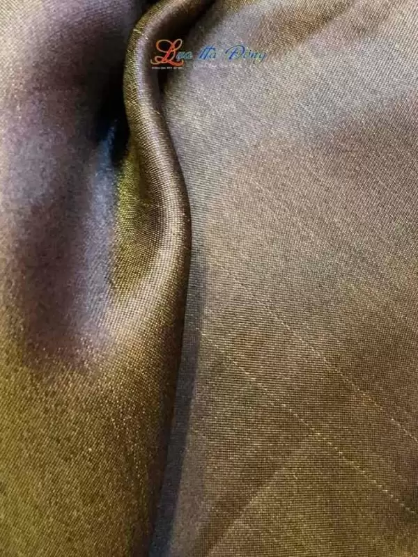 Vải lụa satin trơn nâu 2.3m khổ 90cm