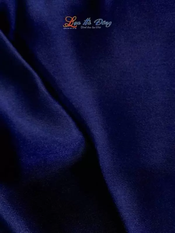 Vải lụa satin trơn tím than 3.7m khổ 90 MNV-LTA37/3