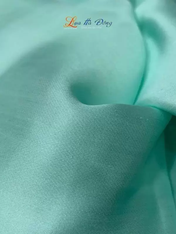 Vải lụa satin 2 da xanh- xanh dương 6m LPTST10
