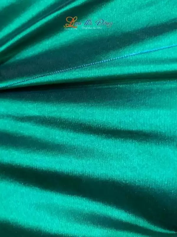 Vải lụa trơn satin Xanh Cổ Vịt 2.3m MNV-LPTT02