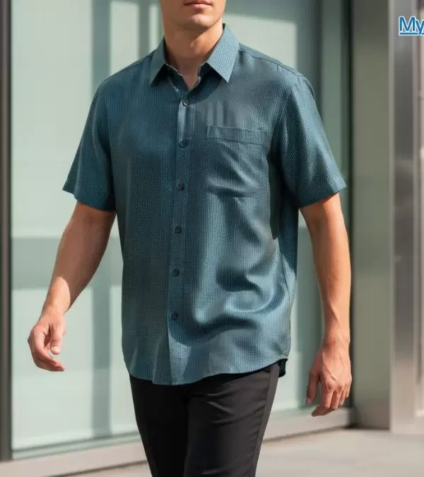 Áo Sơ Mi Nam Màu Xanh