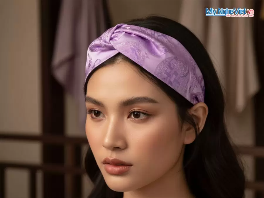 Quà tặng băng đô lụa