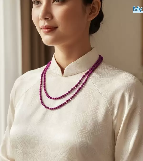 Quà tặng vòng cổ lụa