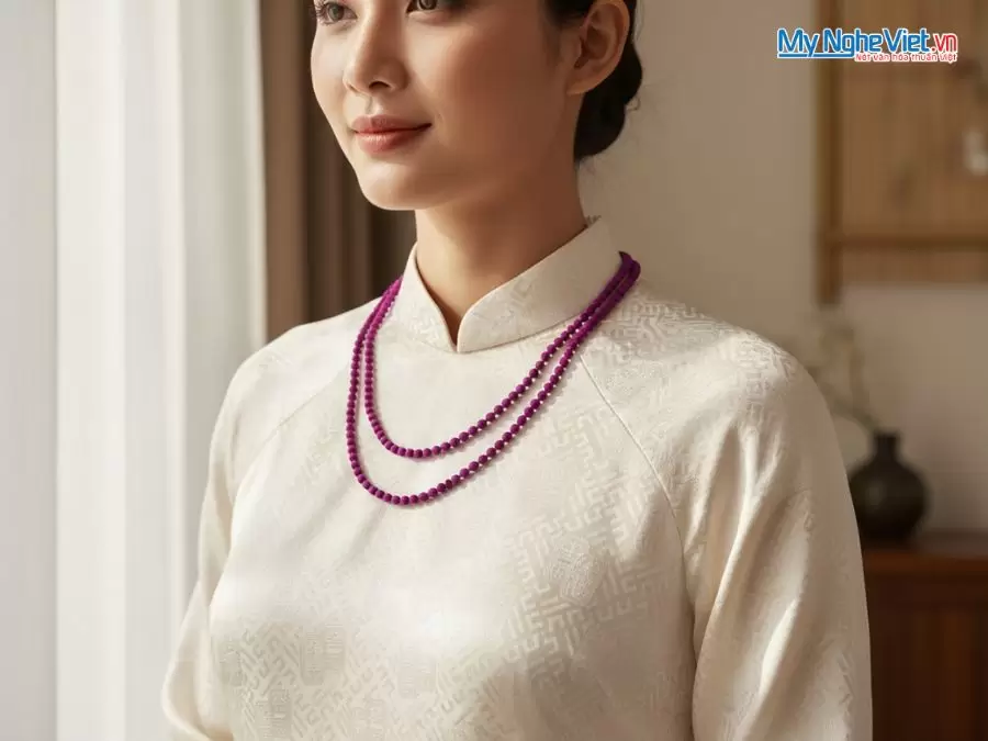 Quà tặng vòng cổ lụa