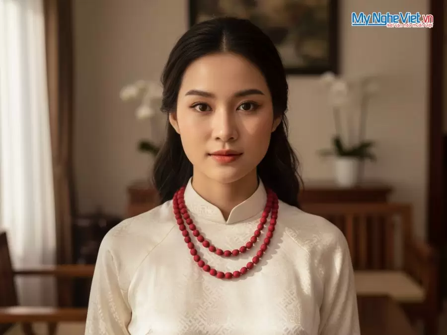 Quà tặng vòng cổ lụa