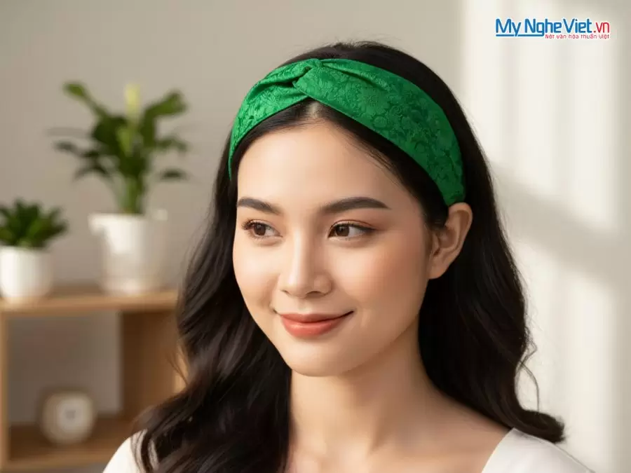 Quà tặng băng đô lụa