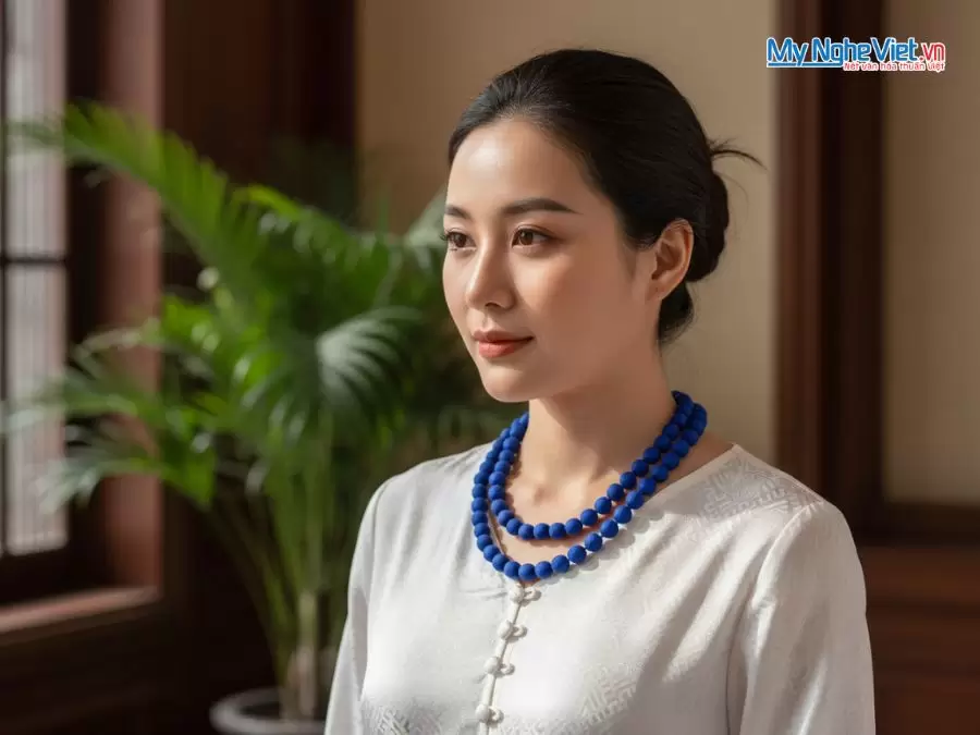 Quà tặng vòng cổ lụa