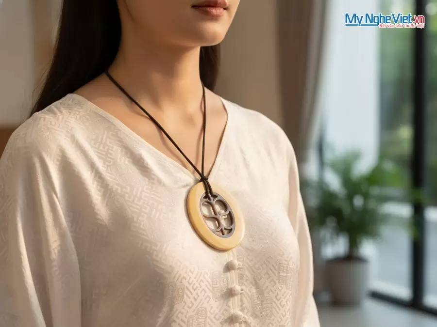 Quà tặng mặt dây sơn