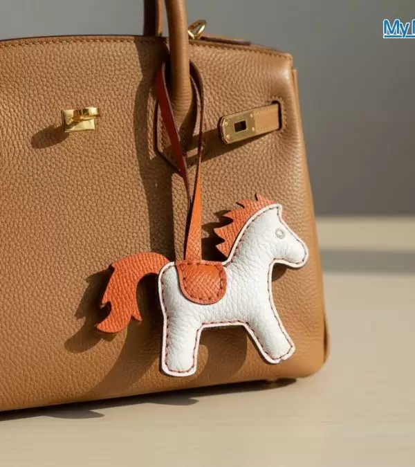 Quà tặng móc khóa ngựa bằng da