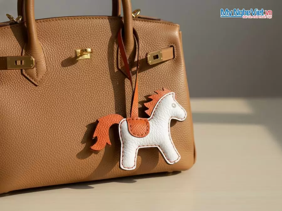 Quà tặng móc khóa ngựa bằng da