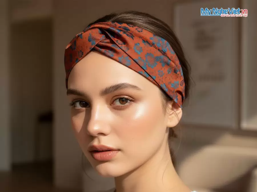 Quà tặng băng đô lụa