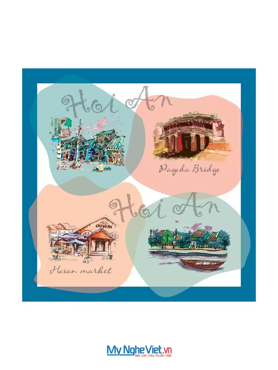 Khăn Lụa Tơ Tằm 100% Silk In Họa Tiết Nghệ Thuật – Khăn Vuông 60x60cm KLPM66 - Ảnh 38
