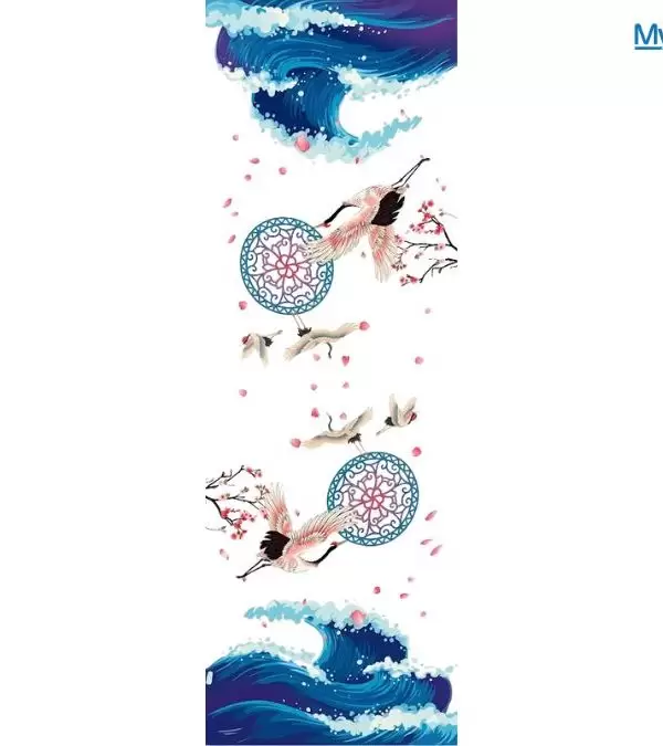 Khăn Lụa Tơ Tằm 100% Silk In Họa Tiết Nghệ Thuật