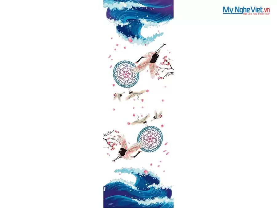 Khăn Lụa Tơ Tằm 100% Silk In Họa Tiết Nghệ Thuật