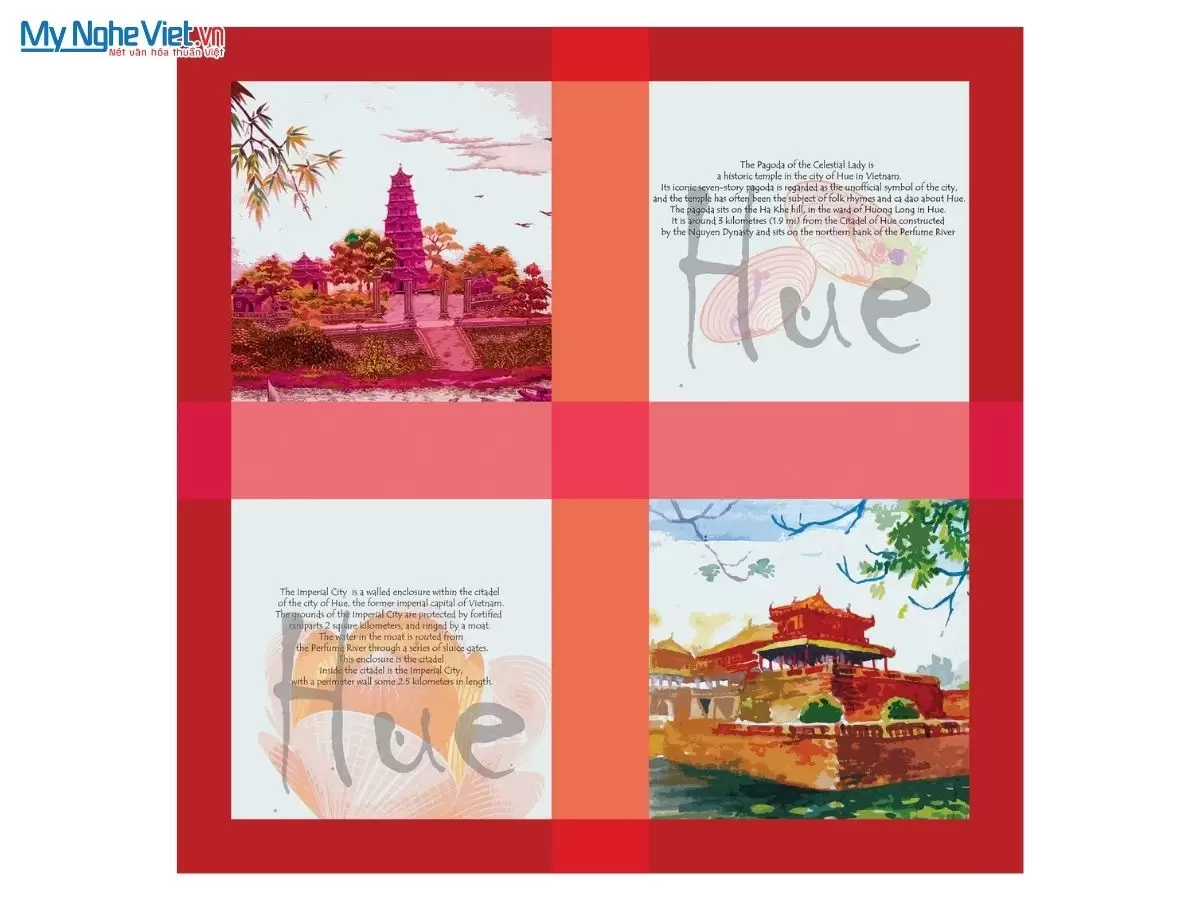 Khăn lụa tơ tằm in họa tiết nghệ thuật