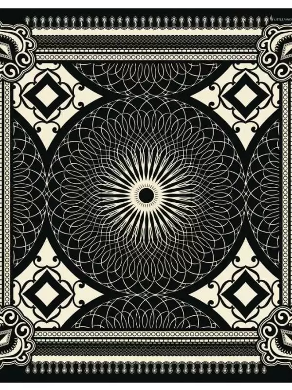 Khăn lụa tơ tằm in họa tiết nghệ thuật