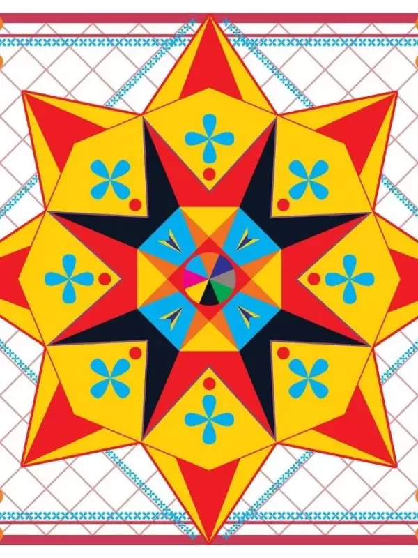 Khăn lụa tơ tằm in họa tiết nghệ thuật