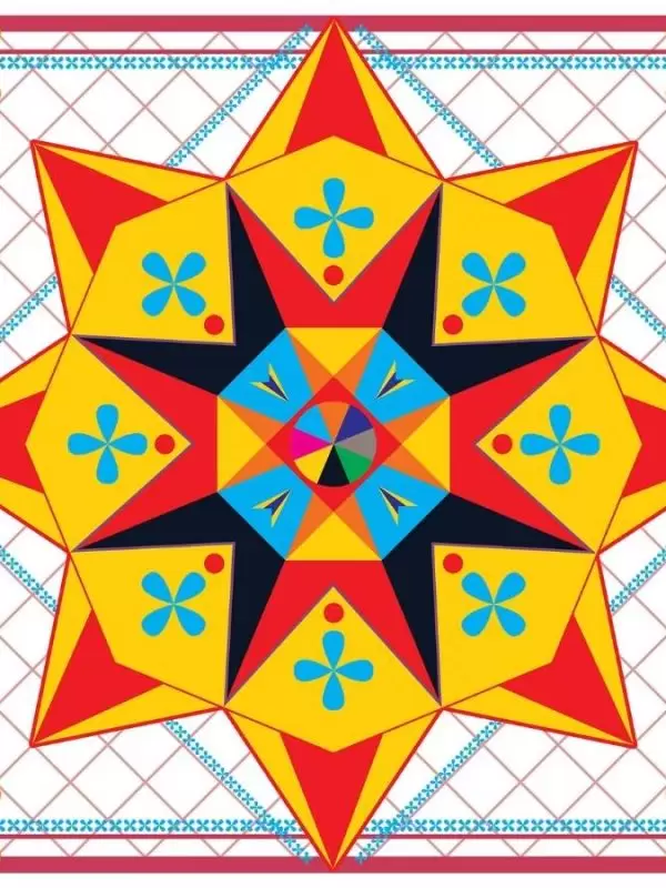 Khăn lụa tơ tằm in họa tiết nghệ thuật