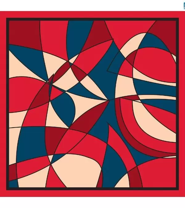 Khăn lụa tơ tằm in họa tiết nghệ thuật cao cấp