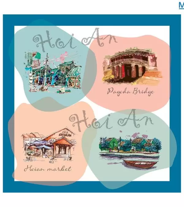 Khăn lụa tơ tằm in họa tiết nghệ thuật cao cấp