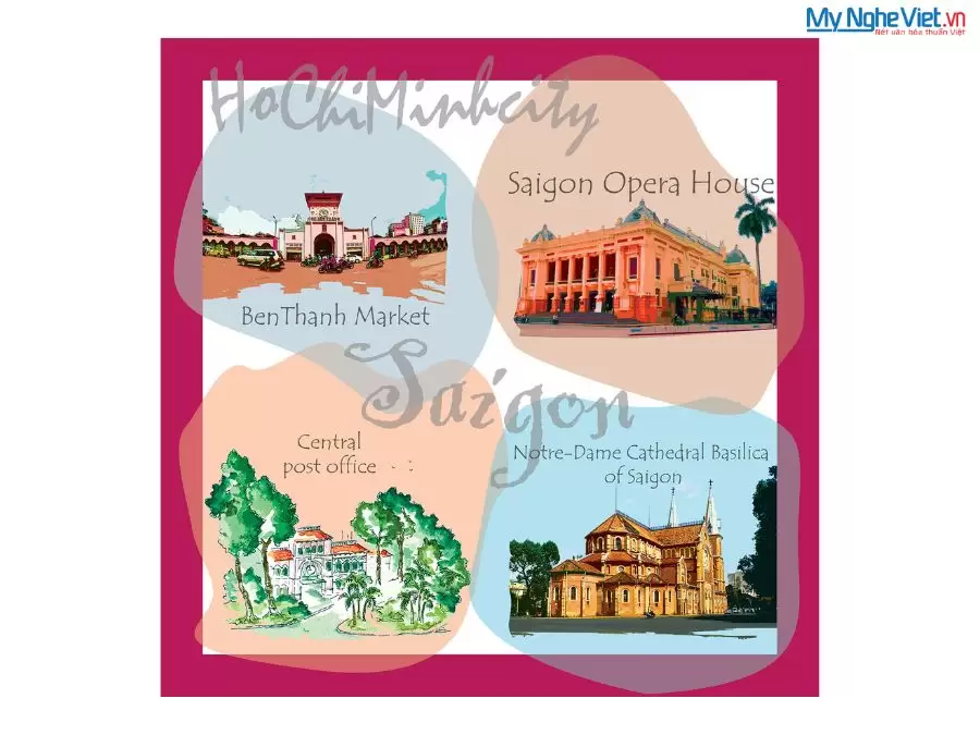 Khăn lụa tơ tằm in họa tiết nghệ thuật cao cấp