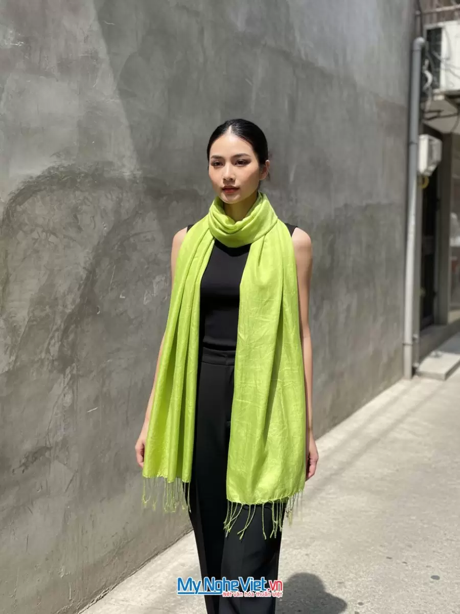 Khăn Lụa Tơ Tằm Loang 100% Silk 87x180cm MNV-KLNC87180/13