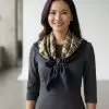 Khăn lụa tơ tằm in họa tiết 100% silk
