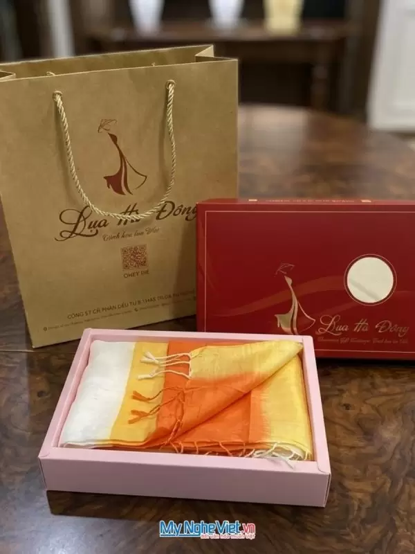 Khăn lụa tơ tằm loang 100% silk cao cấp