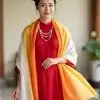 Khăn lụa tơ tằm loang 100% silk cao cấp