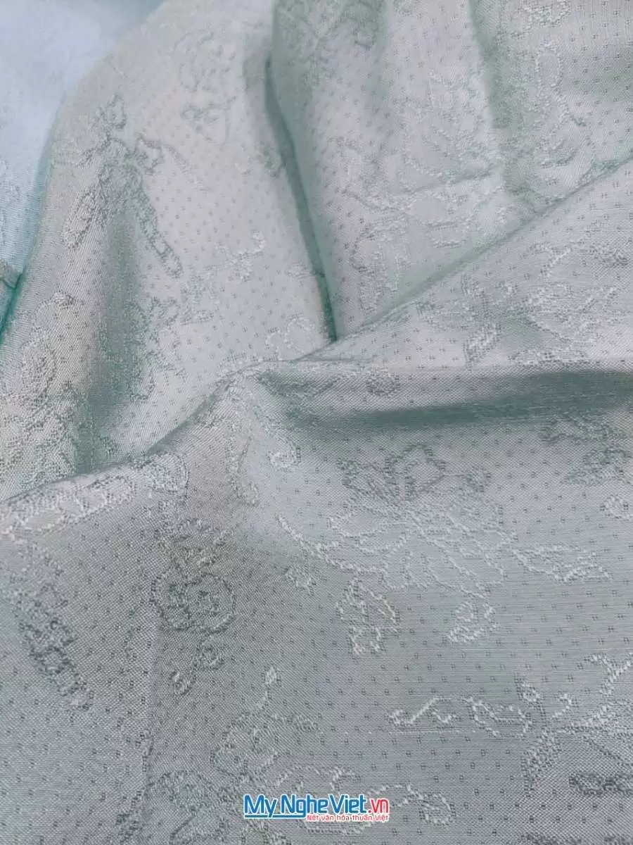 Khăn lụa tơ tằm vân cổ 100% silk