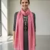 Khăn lụa tơ tằm vân cổ cao cấp 100% silk