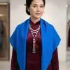 Khăn lụa tơ tằm vân khâu tay cao cấp