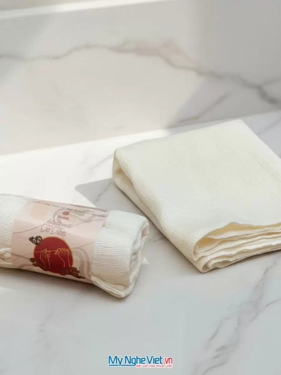 Khăn mặt 100% tơ tằm tự nhiên cao cấp