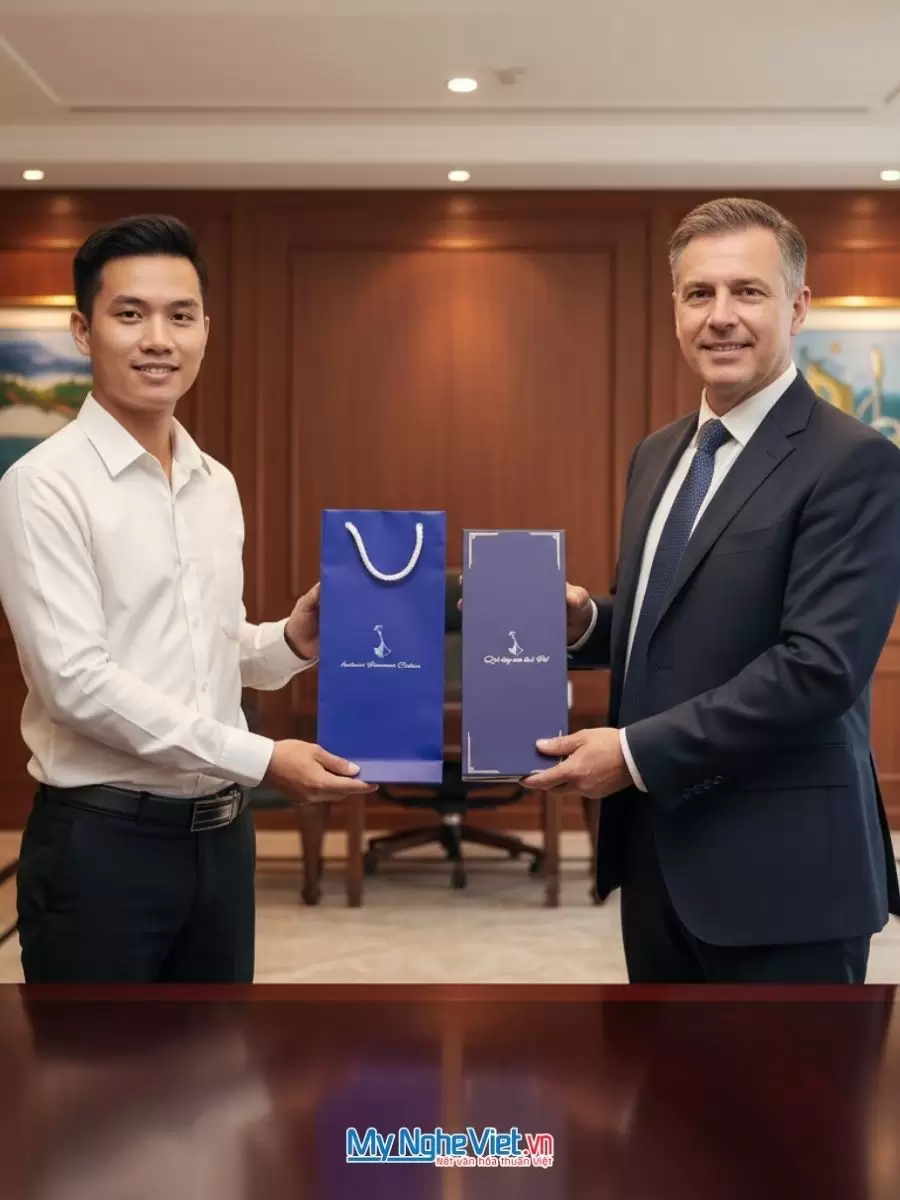 Quà tặng đối tác nam, chồng, bạn trai từ lụa Việt Nam