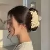 Kẹp Tóc Lụa Tơ Tằm Bản Nhỏ