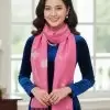 Khăn lụa đũi tơ tằm vẽ tay 100% silk cao cấp