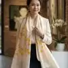 Khăn lụa tơ tằm vẽ tay cao cấp 100% silk