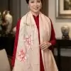 Khăn lụa tơ tằm vẽ tay cao cấp 100% silk