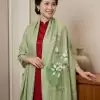 Khăn lụa tơ tằm vẽ tay cao cấp 100% silk