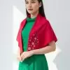 Khăn lụa tơ tằm vuông vẽ tay hoa nhiều mẫu