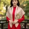 Khăn lụa tơ tằm vuông vẽ tay hoa nhiều mẫu