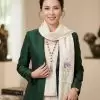 Khăn lụa tơ tằm thêu tay cao cấp